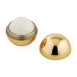 Bálsamo labial de baunilha com embalagem exterior brilhante FPS15 cor amarelo