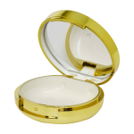 Bálsamo labial com aroma a baunilha e espelho interior FPS15 cor dourado