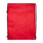 Mochila de cordão non-woven duradouro e resistente ao rasgo 5 L cor vermelho segunda vista traseira