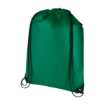 Mochila de cordão non-woven duradouro e resistente ao rasgo 5 L cor verde