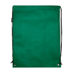 Mochila de cordão non-woven duradouro e resistente ao rasgo 5 L cor verde segunda vista traseira
