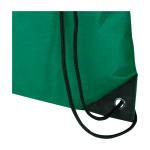 Mochila de cordão non-woven duradouro e resistente ao rasgo 5 L cor verde vista detalhe 1