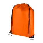 Mochila de cordão non-woven duradouro e resistente ao rasgo 5 L cor cor-de-laranja