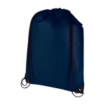 Mochila de cordão non-woven duradouro e resistente ao rasgo 5 L cor azul-marinho