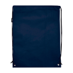 Mochila de cordão non-woven duradouro e resistente ao rasgo 5 L cor azul-marinho segunda vista traseira
