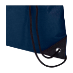 Mochila de cordão non-woven duradouro e resistente ao rasgo 5 L cor azul-marinho vista detalhe 1
