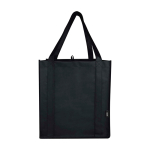 Saco multiusos de poliéster reciclado com base de apoio 29 L cor preto segunda vista