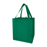 Saco multiusos de poliéster reciclado com base de apoio 29 L cor verde