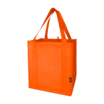 Saco multiusos de poliéster reciclado com base de apoio 29 L cor cor-de-laranja