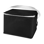 Saco térmico de non-woven reciclado para 6 latas e capacidade 4 L cor preto segunda vista