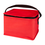 Saco térmico de non-woven reciclado para 6 latas e capacidade 4 L cor vermelho segunda vista