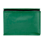 Saco térmico de non-woven reciclado para 6 latas e capacidade 4 L cor verde segunda vista frontal