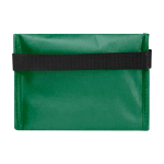 Saco térmico de non-woven reciclado para 6 latas e capacidade 4 L cor verde segunda vista traseira
