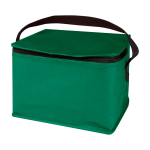 Saco térmico de non-woven reciclado para 6 latas e capacidade 4 L cor verde segunda vista
