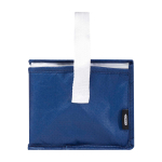 Saco térmico de non-woven reciclado para 6 latas e capacidade 4 L cor azul real vista lateral