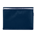 Saco térmico de non-woven reciclado para 6 latas e capacidade 4 L cor azul-marinho segunda vista frontal