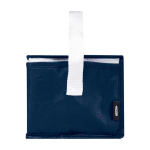Saco térmico de non-woven reciclado para 6 latas e capacidade 4 L cor azul-marinho vista lateral