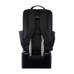 Mochila de poliéster reciclado com compartimento para portátil 15'' cor cinzento-escuro terceira vista