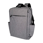 Mochila de poliéster reciclado com compartimento para portátil 15'' cor cinzento mesclado