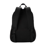 Mochila para portátil de poliéster reciclado com bolso para PC 15'' cor preto segunda vista traseira