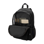 Mochila para portátil de poliéster reciclado com bolso para PC 15'' cor preto quarta vista