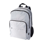 Mochila para portátil de poliéster reciclado com bolso para PC 15'' cor cinzento