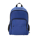 Mochila para portátil de poliéster reciclado com bolso para PC 15'' cor azul real segunda vista frontal