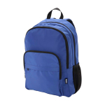 Mochila para portátil de poliéster reciclado com bolso para PC 15'' cor azul real