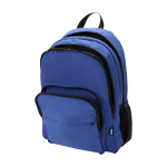 Mochila para portátil de poliéster reciclado com bolso para PC 15'' cor azul real terceira vista