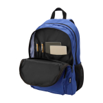 Mochila para portátil de poliéster reciclado com bolso para PC 15'' cor azul real quarta vista