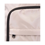 Mochila para portátil de poliéster reciclado com bolso para PC 15'' cor marfim vista detalhe 1