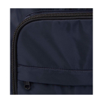 Mochila para portátil de poliéster reciclado com bolso para PC 15'' cor azul-marinho vista detalhe 1