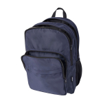 Mochila para portátil de poliéster reciclado com bolso para PC 15'' cor azul-marinho terceira vista