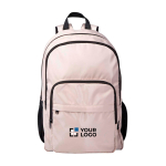 Mochila para portátil de poliéster reciclado com bolso para PC 15'' vista principal