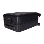 Trolley de cabine de plástico reciclado com compartimento PC 20'' cor preto vista detalhe 1