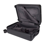 Trolley de cabine de plástico reciclado com compartimento PC 20'' cor preto terceira vista