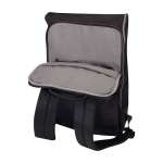 Mochila de viagem com cobertura enrolável e vários bolsos PC 15'' cor preto quarta vista