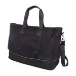 Saco desportivo expansível com design elegante e capacidade 35 L cor preto segunda vista