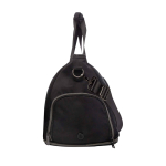 Saco desportivo expansível com design elegante e capacidade 35 L cor preto vista lateral