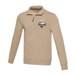 Jersey unisex tecido reciclado fecho curto 280 g/m2 Elevate NXT vista impressão serigrafia