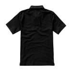 Polo de manga curta, algodão piqué, homem 200 g/m2 Elevate Life cor preto