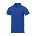 Polo de manga curta, algodão piqué, homem 200 g/m2 Elevate Life cor azul