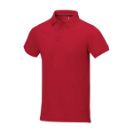 Polo de manga curta, algodão piqué, homem 200 g/m2 Elevate Life cor vermelho