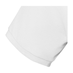 Polo de manga curta, algodão piqué, homem 200 g/m2 Elevate Life cor branco vista detalhe 2