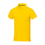 Polo de manga curta, algodão piqué, homem 200 g/m2 Elevate Life cor amarelo