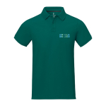 Polo de manga curta, algodão piqué, homem 200 g/m2 Elevate Life vista principal