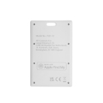 Cartão para encontrar a carteira compatível com Encontrar da Apple cor branco terceira vista