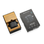 Carregador super-rápido para vários países com 3 saídas 70 W cor preto vista com caixa