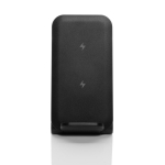 Carregador sem fios 3 em 1 de alumínio reciclável de 15 W cor preto sétima vista