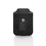 Carregador sem fios 3 em 1 de alumínio reciclável de 15 W cor preto oitava vista